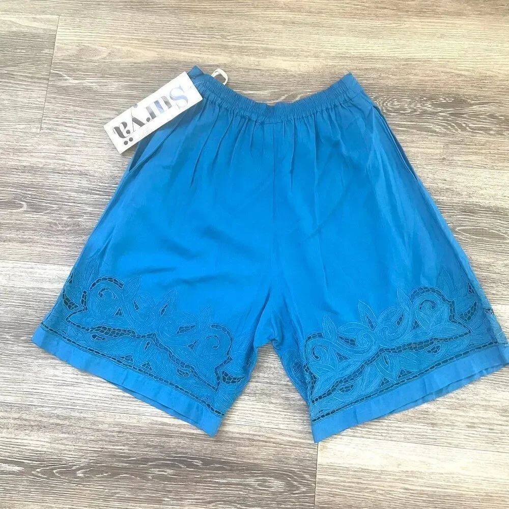 Surya blue retro barcelona shorts